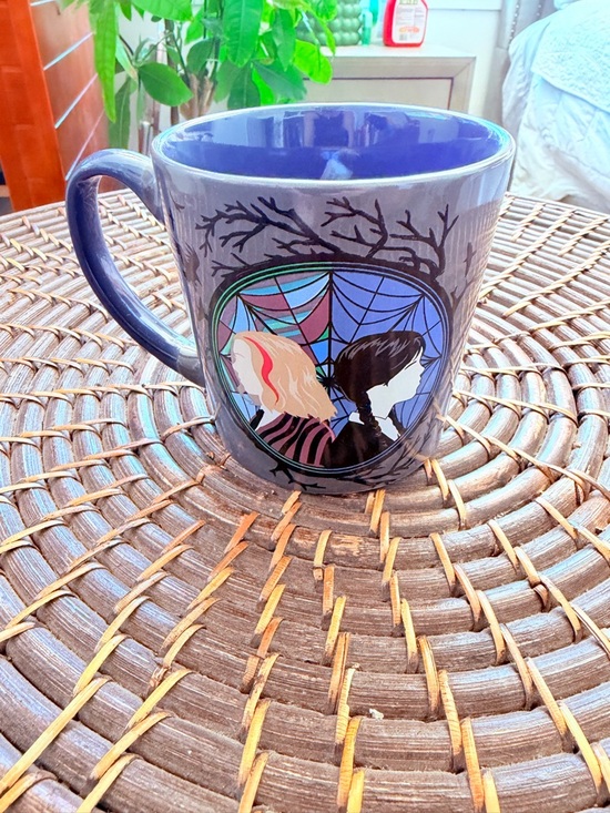 Zak Other - Blue Ceramic Graphic Mug - Stylish Everyday Coffee Cup
